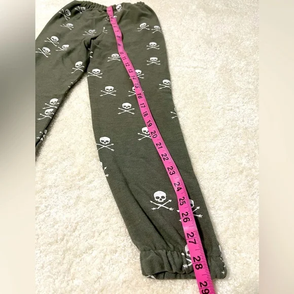 Chaser brand skull knit joggers (sz 7) - Picture 5 of 5